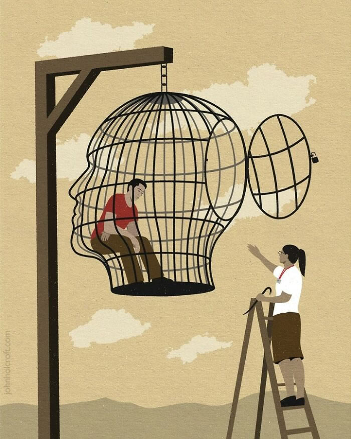 Thoughtful Illustrations By John Holcroft