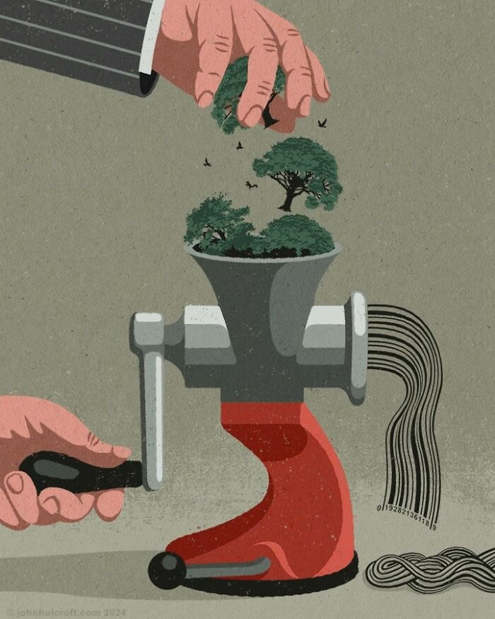 Thoughtful Illustrations By John Holcroft