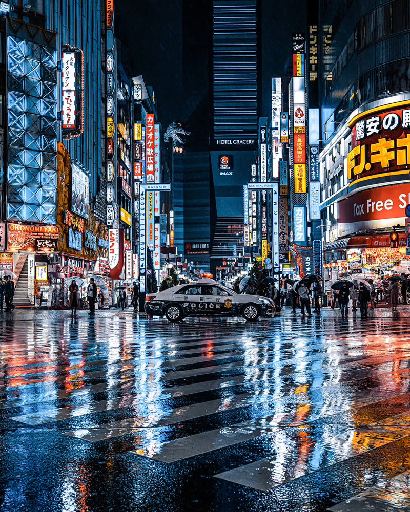 Night Photos Of Shinjuku City Japan By Junya Watanabe