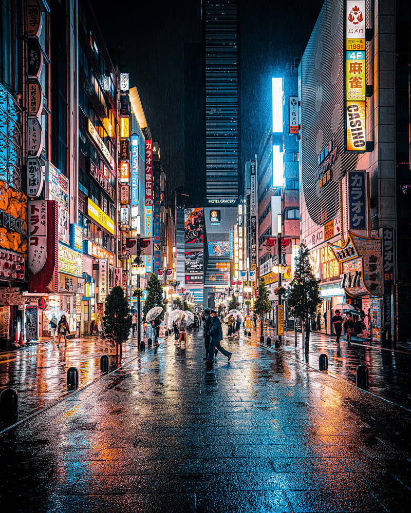 Night Photos Of Shinjuku City Japan By Junya Watanabe