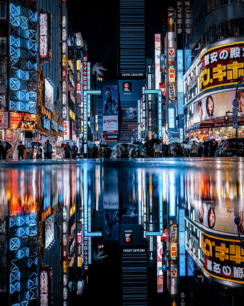 Night Photos Of Shinjuku City Japan By Junya Watanabe