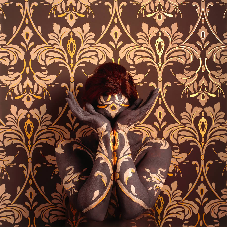 Camouflage Artistic Portraits By Cecilia Paredes