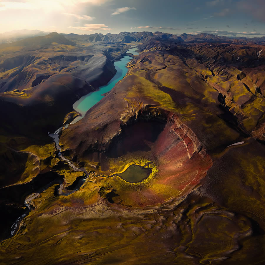 Iceland from the clouds by Sarfraz Durrani