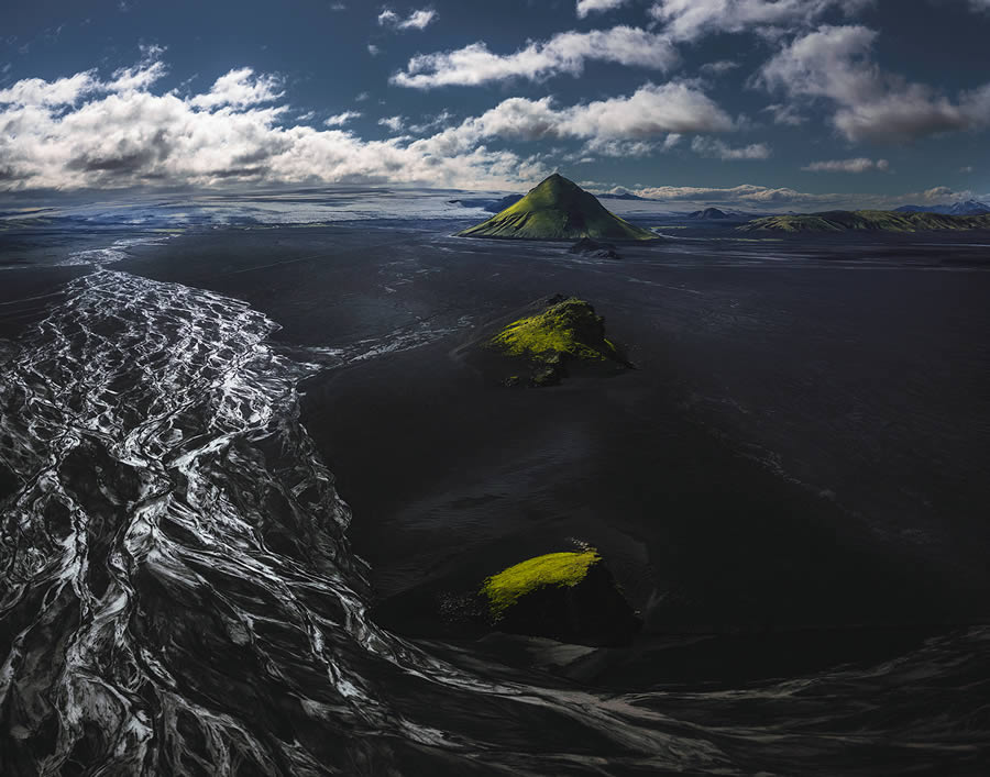 Iceland from the clouds by Sarfraz Durrani