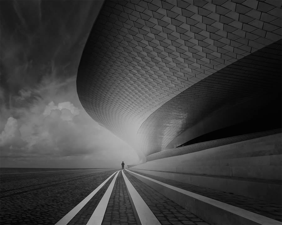 Street Architectural Black and White Photography By Ines Maria