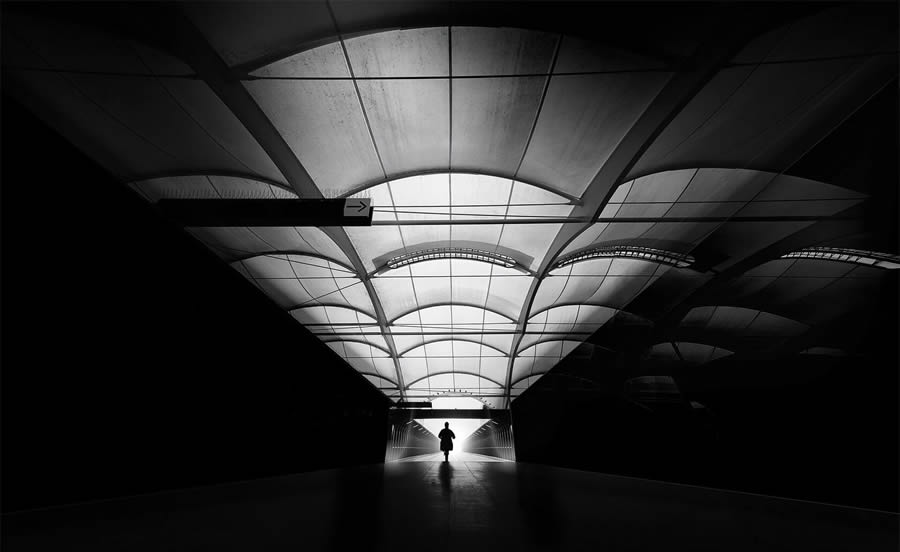 Street Architectural Black and White Photography By Ines Maria