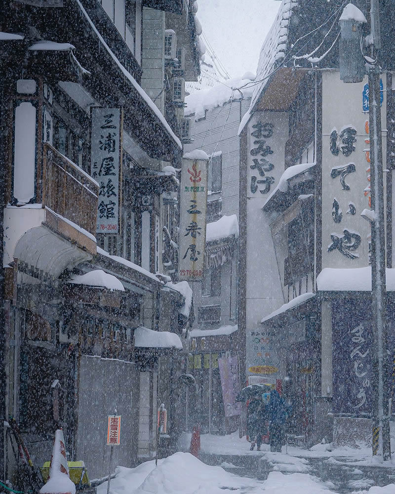 Snow-Covered Streets Of Japan By Hisa Matsumura