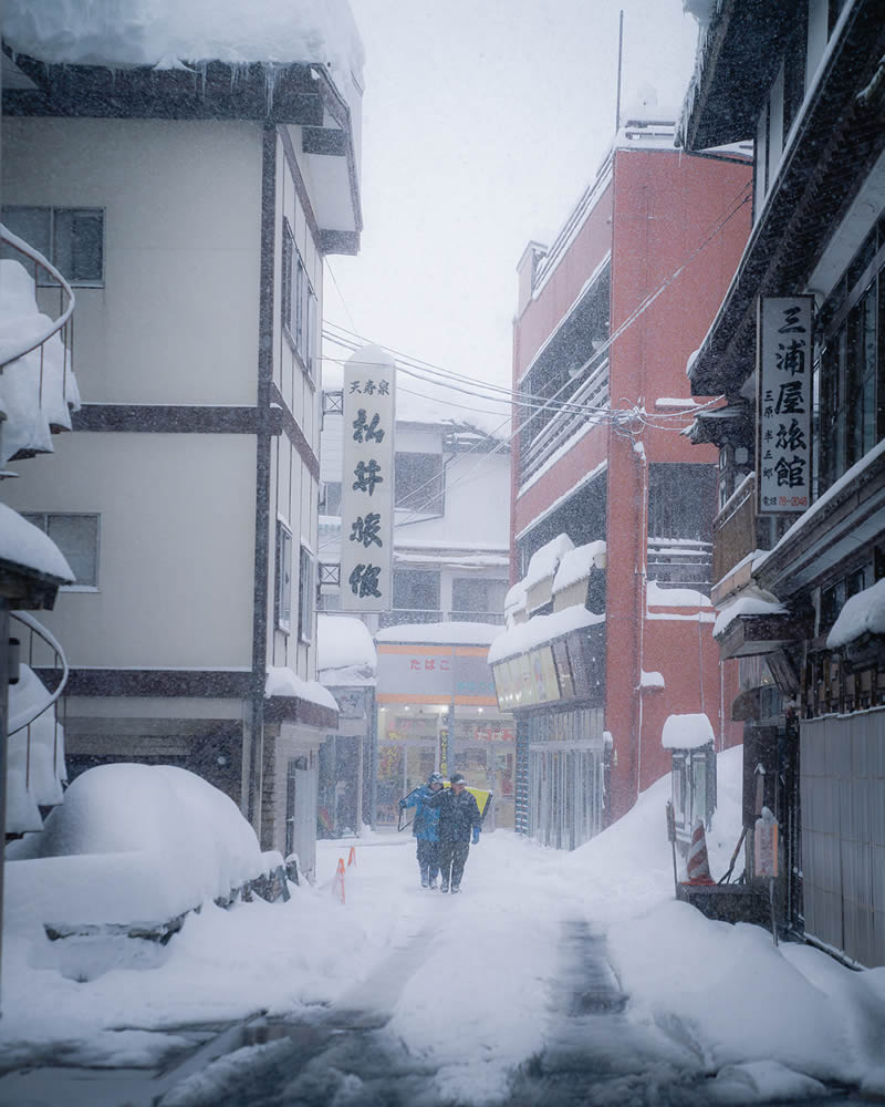 Snow-Covered Streets Of Japan By Hisa Matsumura