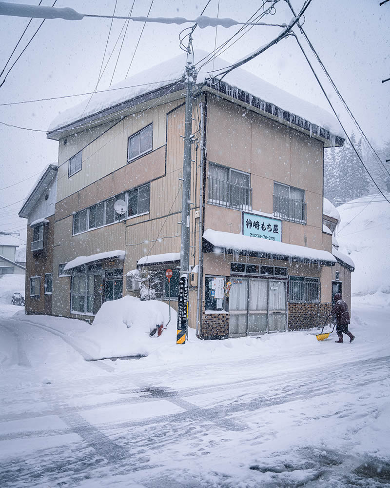 Snow-Covered Streets Of Japan By Hisa Matsumura