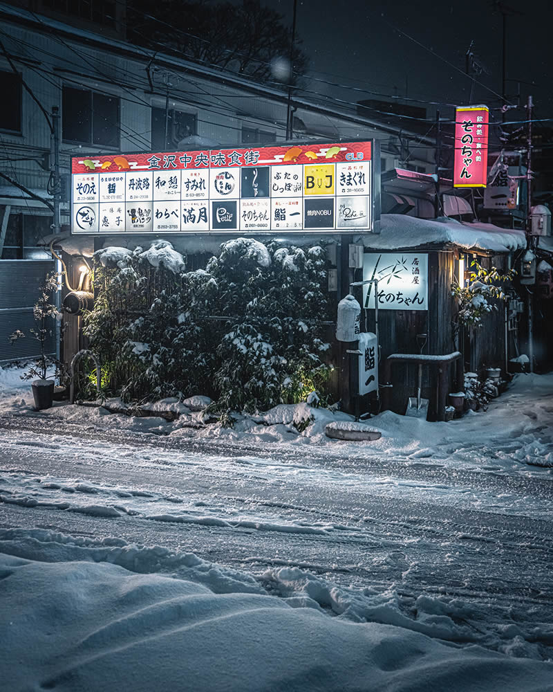 Snow-Covered Streets Of Japan By Hisa Matsumura