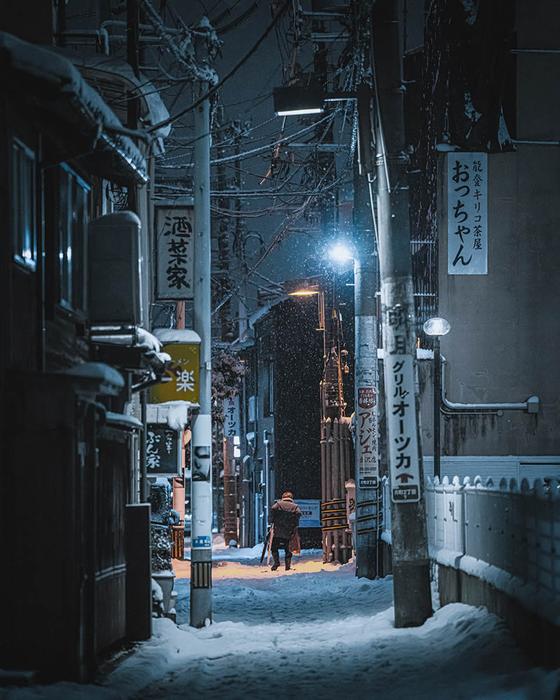 Snow-Covered Streets Of Japan By Hisa Matsumura