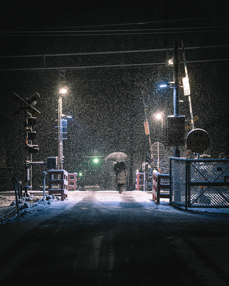 Snow-Covered Streets Of Japan By Hisa Matsumura