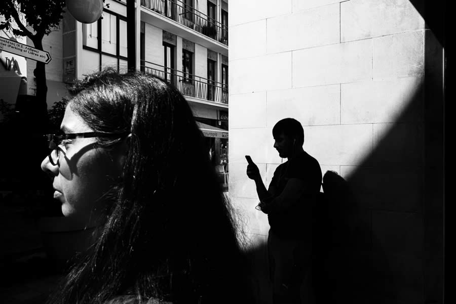 Brilliant Street Photography In Black And White By Charis Ioannou