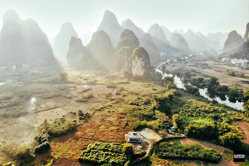 China Aerial Landscape Photography By Florian Delalee