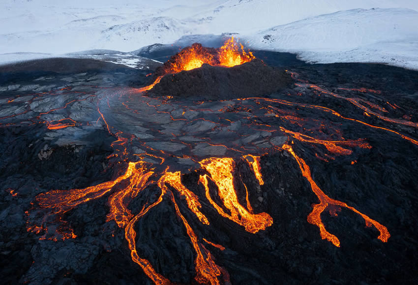 Fagradalsfjall Volcano Eruption By Erez Marom