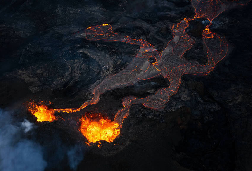 Fagradalsfjall Volcano Eruption By Erez Marom