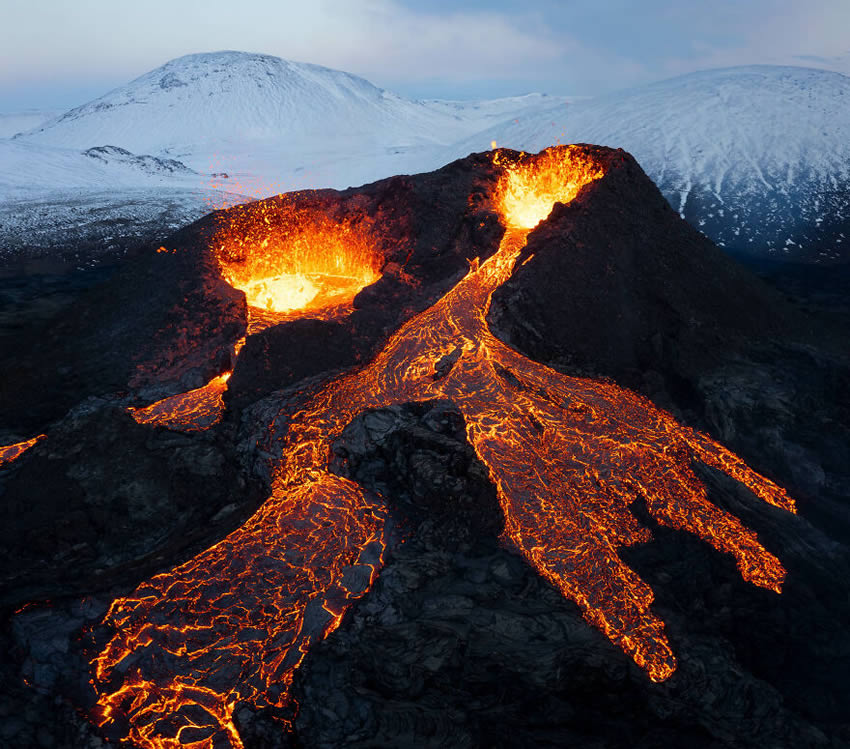 Fagradalsfjall Volcano Eruption By Erez Marom