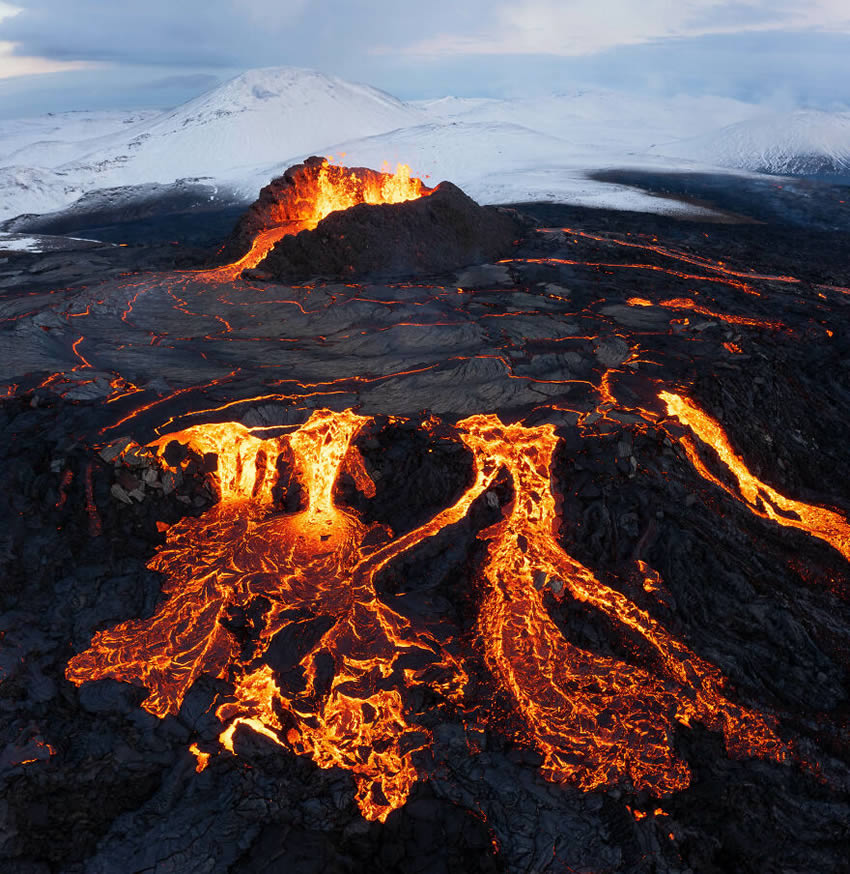 Fagradalsfjall Volcano Eruption By Erez Marom