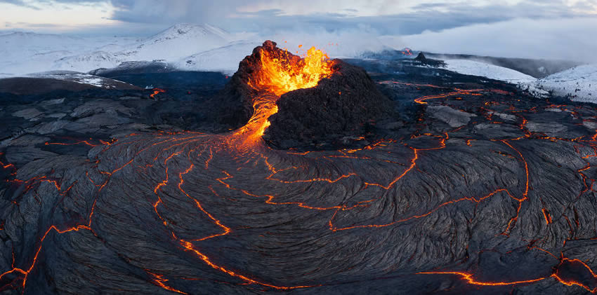 Fagradalsfjall Volcano Eruption By Erez Marom