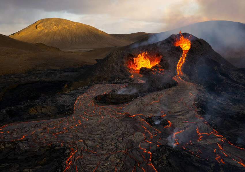 Fagradalsfjall Volcano Eruption By Erez Marom