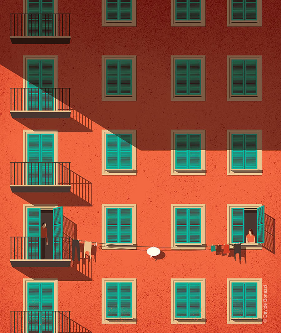 Thoughtful Illustrations By Davide Bonazzi