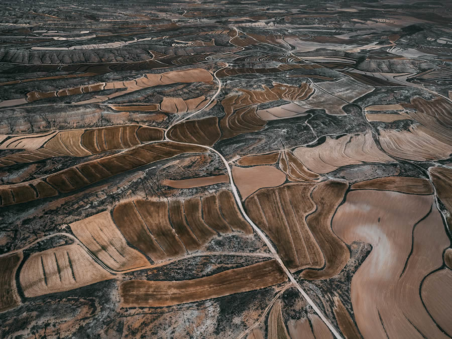 Landscape Photos Of Agricultural Fields In Central Spain By Tom Hegen