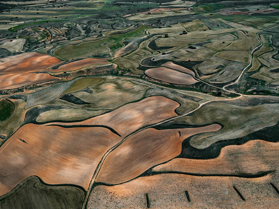 Landscape Photos Of Agricultural Fields In Central Spain By Tom Hegen