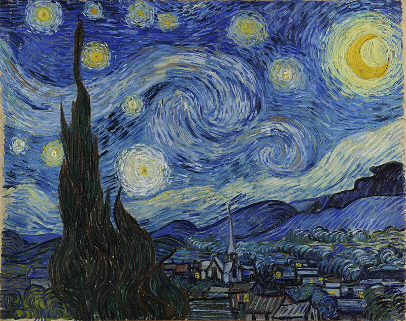 Starry Night by Vincent van Gogh - Famous Paintings In The World By Legendary Artists