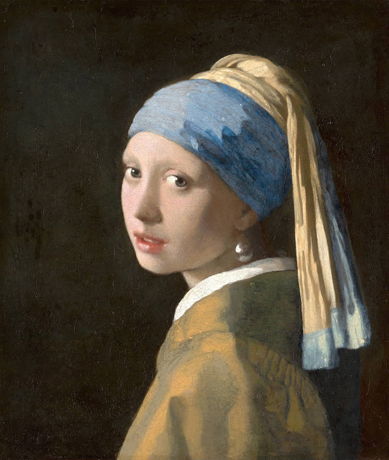 Girl with a Pearl Earring by Johannes Vermeer - Famous Paintings In The World By Legendary Artists