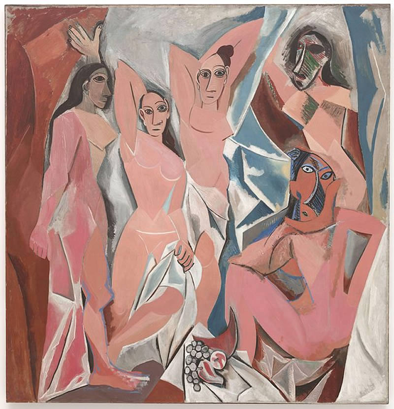 Les Demoiselles d'Avignon by Pablo Picasso - Famous Paintings In The World By Legendary Artists