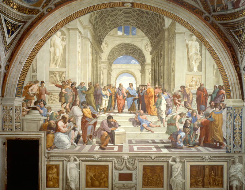 The School of Athens by Raphael - Famous Paintings In The World By Legendary Artists