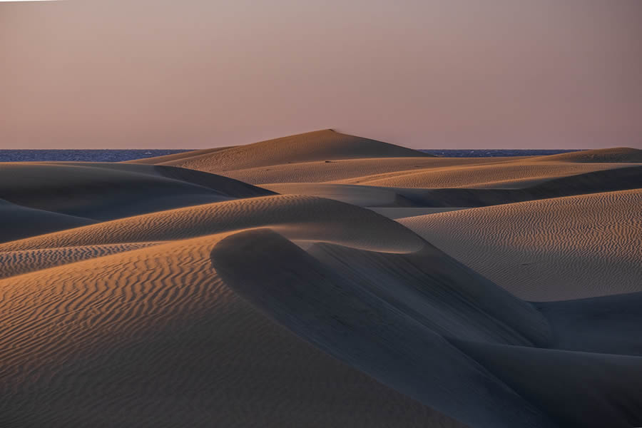 Sunrise Landscape Photos Of Masapalomas Dunes, Spain By Javi Lorbada