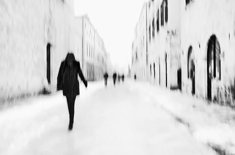 Black and White Abstract Street Photography by Olga Karlovac