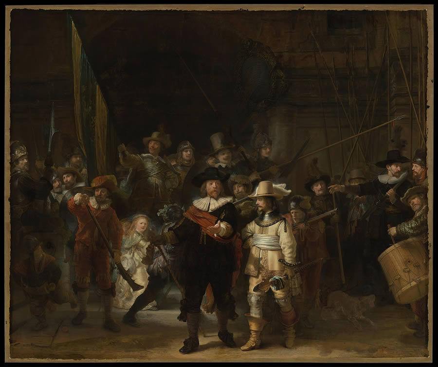 The Night Watch by Rembrandt - Iconic Paintings That Reveal Hidden Meanings and Secrets