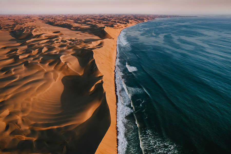 Aerial Landscape Photos of Namibia Iconic Sand Dunes by Tom Hegen