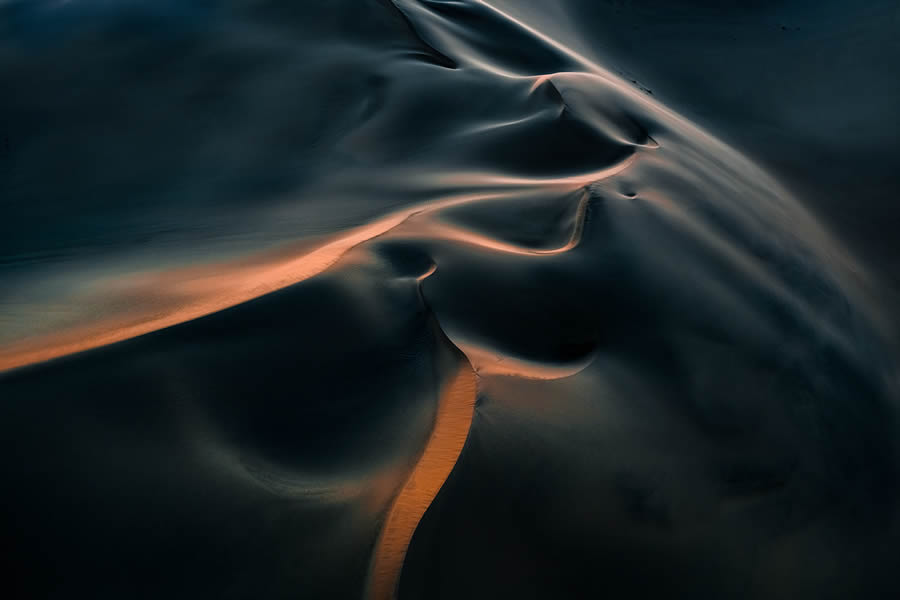 Aerial Landscape Photos of Namibia Iconic Sand Dunes by Tom Hegen