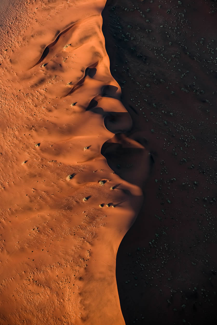 Aerial Landscape Photos of Namibia Iconic Sand Dunes by Tom Hegen