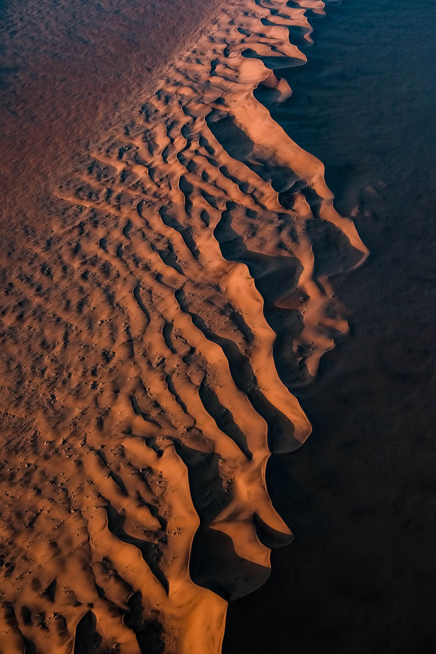 Aerial Landscape Photos of Namibia Iconic Sand Dunes by Tom Hegen