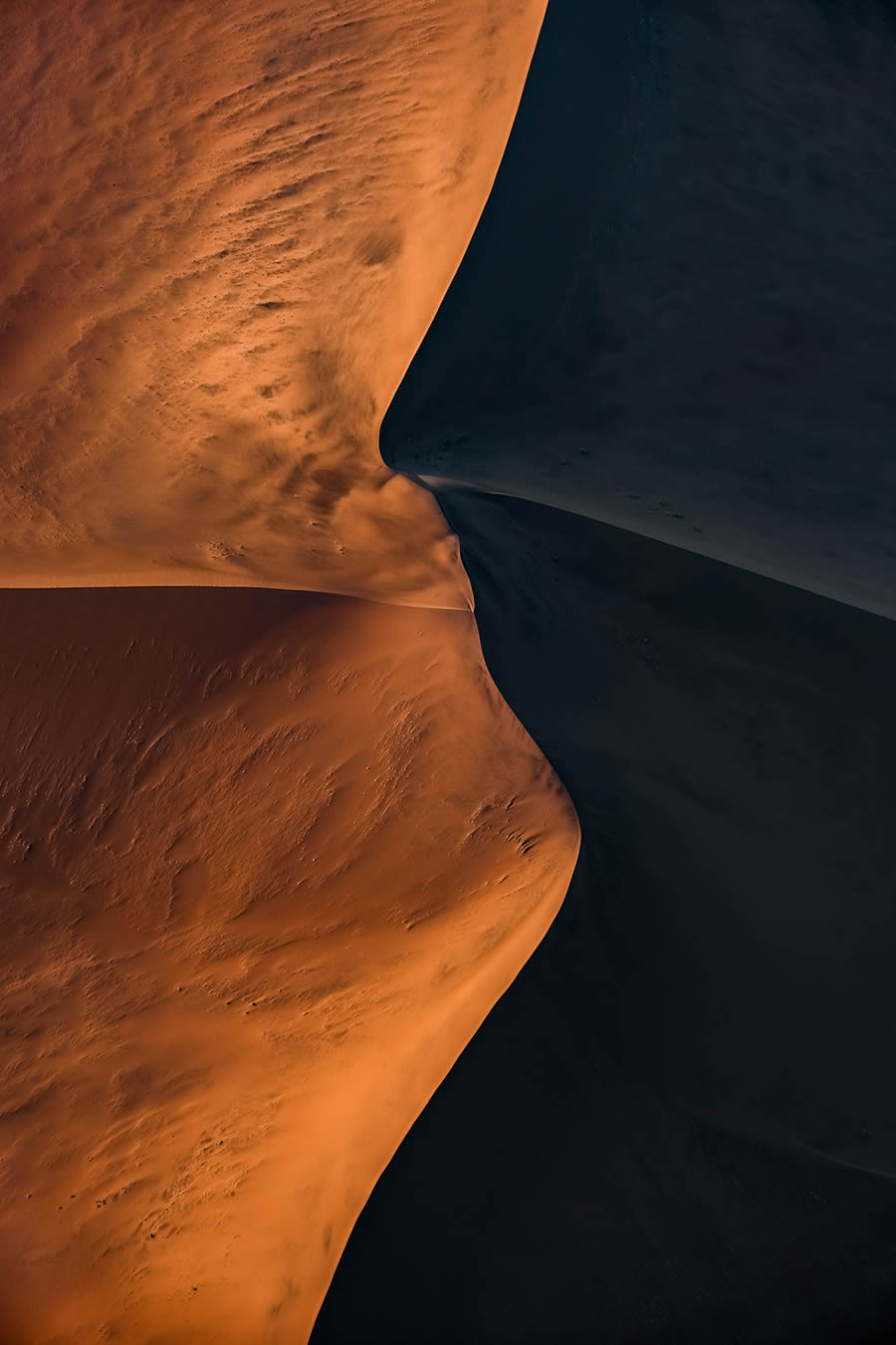 Aerial Landscape Photos of Namibia Iconic Sand Dunes by Tom Hegen