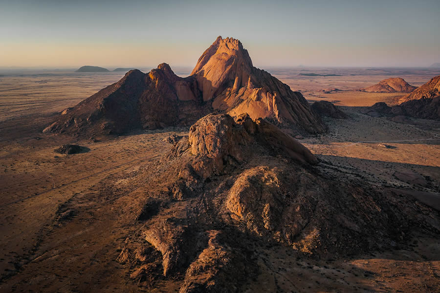 Aerial Landscape Photos of Namibia Iconic Sand Dunes by Tom Hegen