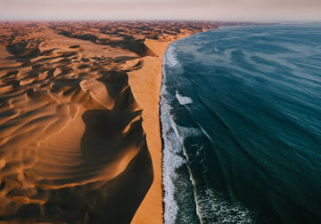 Aerial Landscape Photos of Namibia Iconic Sand Dunes by Tom Hegen