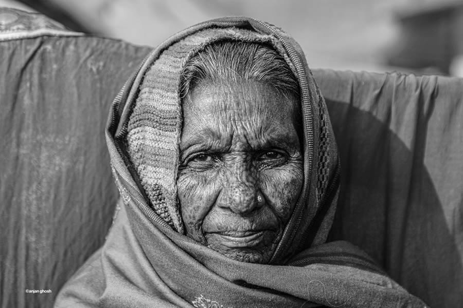 Ganges River Makar Sankranti by Anjan Ghosh