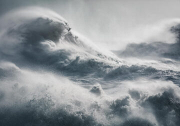 Power and Beauty of Storm Waves by Rachael Talibart