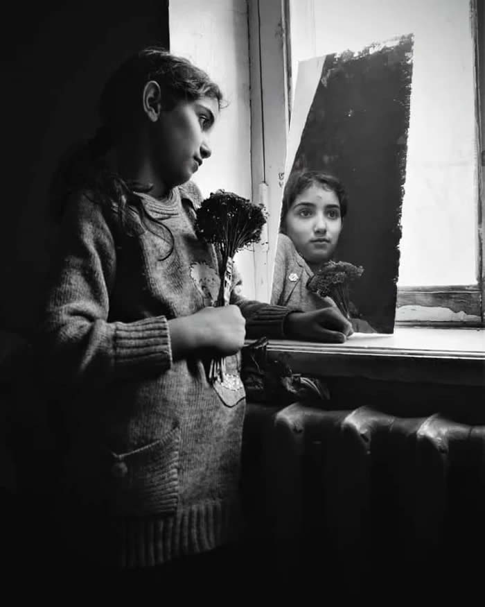 Black and White Kids Portrait Photography by Samuel Voskanyan