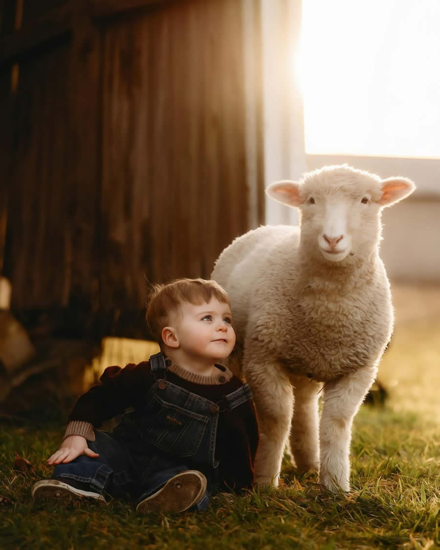 Enchanting Connection Between Children and Animals by Andrea Martin