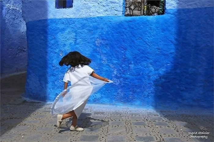 Joyful Life of Children in Chaouen, Morocco by Ingrid Stainier