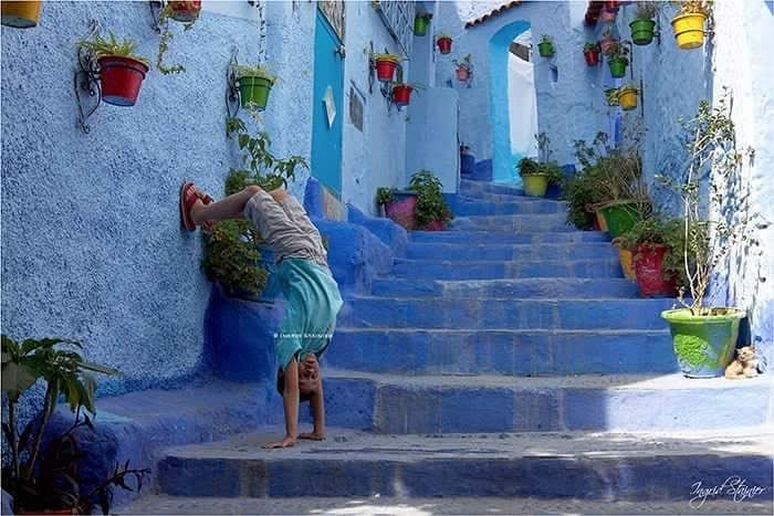 Joyful Life of Children in Chaouen, Morocco by Ingrid Stainier