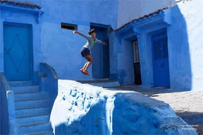 Joyful Life of Children in Chaouen, Morocco by Ingrid Stainier