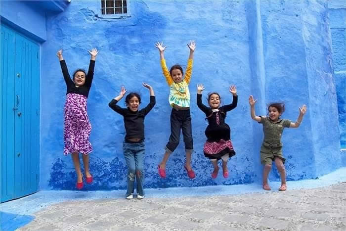 Joyful Life of Children in Chaouen, Morocco by Ingrid Stainier