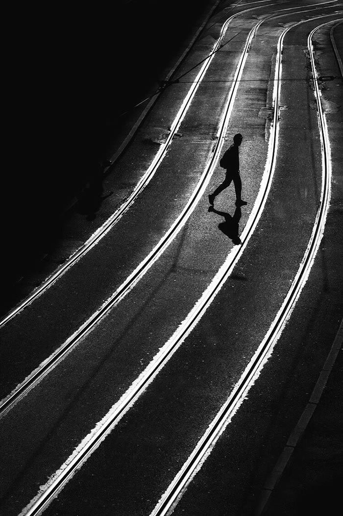 Black and White Minimalist Street Photography